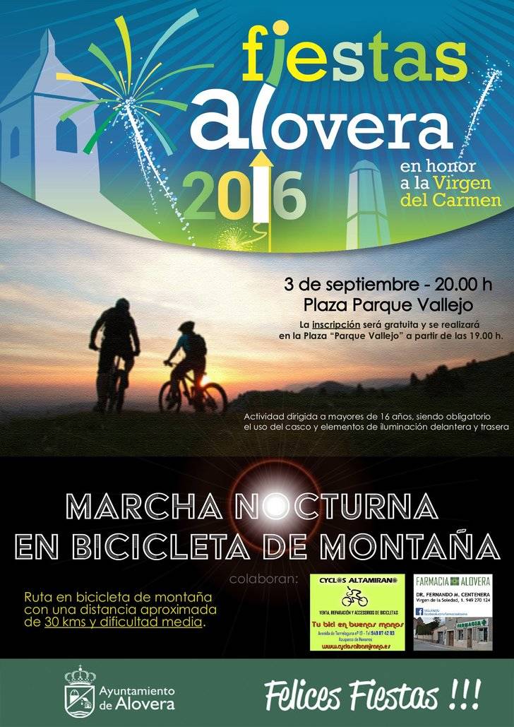 La bicicleta tendrá un papel estelar en las fiestas de Alovera