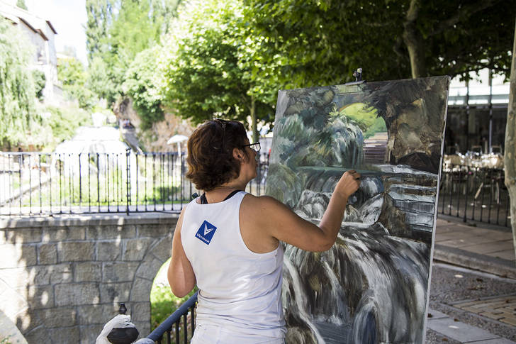 Reflejos en el río Tajo, del albaceteño Eduardo Monteagudo, se alza con el Primer Premio del Concurso de Pintura Rápida de Trillo