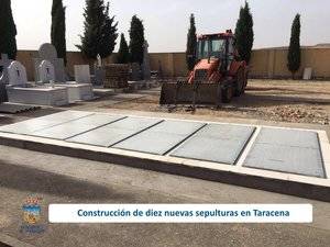 El Ayuntamiento de Guadalajara concluye la construcci&#243;n de diez nuevas sepulturas en Taracena