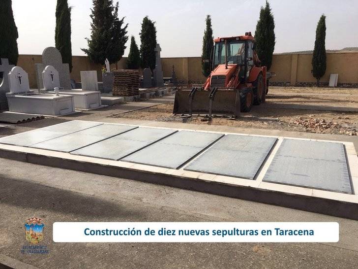 El Ayuntamiento de Guadalajara concluye la construcción de diez nuevas sepulturas en Taracena