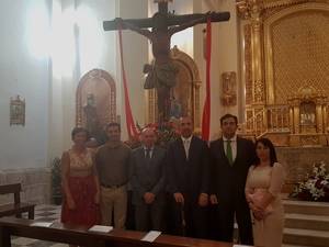 El presidente de la Diputación participa en las fiestas patronales de Quer