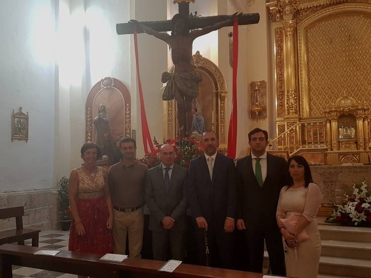 El presidente de la Diputación participa en las fiestas patronales de Quer