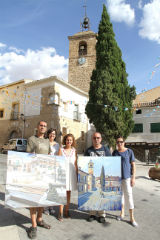 'La Torre del reloj' de Behsad Arjomandi gana el primer premio del VII Concurso de Pintura Rápida Villa de Almonacid 