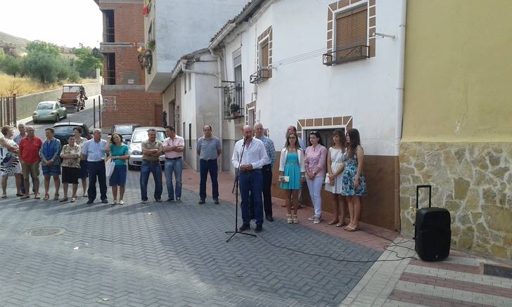 El presidente de la Diputación asiste a la inauguración de las obras de San Roque con motivo del inicio de las Fiestas de Jadraque