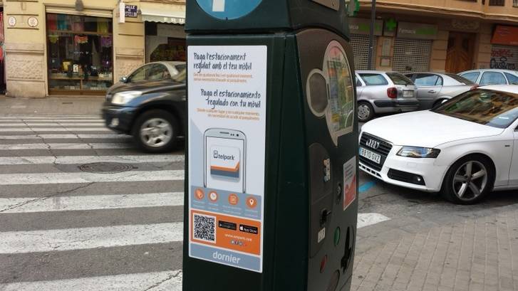 3.129 usuarios han utilizado la aplicación Telpark para pagar el estacionamiento regulado