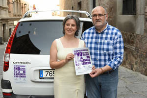 Más de 500 taxis de Castilla-La Mancha se unen a la campaña contra la violencia de género del Instituto de la Mujer