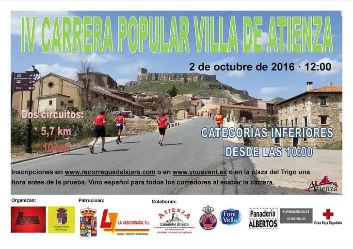 Todo preparado para la IV edición de la Carrera Popular de Atienza
