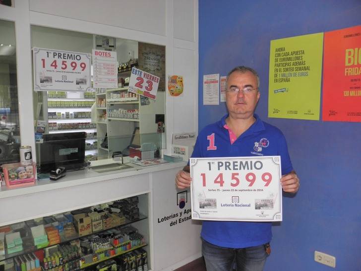 Un Primer Premio de la Lotería Nacional del Jueves de 300.000 euros cae en Guadalajara capital