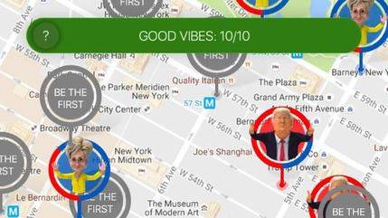 Tras 'Pokémon Go', llega 'HillaryDonald Go'