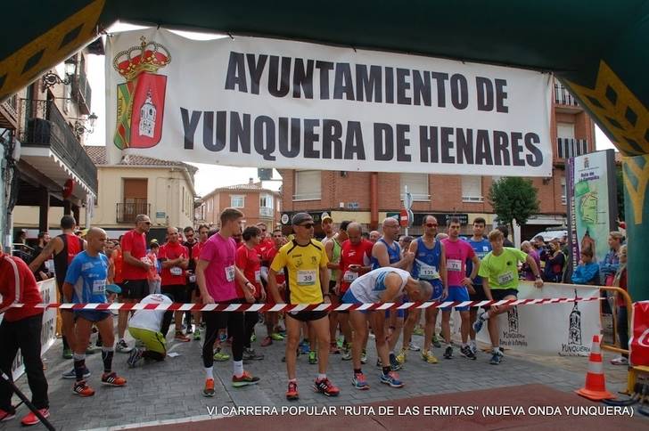 El domingo, 16 de octubre, se disputa en Yunquera de Henares la VII Carrera Popular Ruta de las Ermitas
