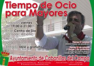 Cabanillas lanza otro programa de ocio activo, esta vez para mayores y en el Centro de Día