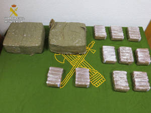 La Guardia Civil de Cuenca detiene a dos personas por tráfico de drogas