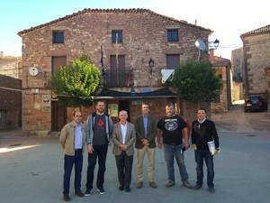 La Diputación renovará la cubierta del edificio del ayuntamiento de Luzón