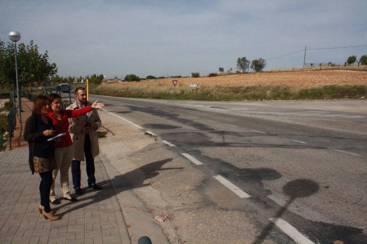 Ciudadanos pone de manifiesto la necesidad de crear un acceso seguro al Colegio Horche 2