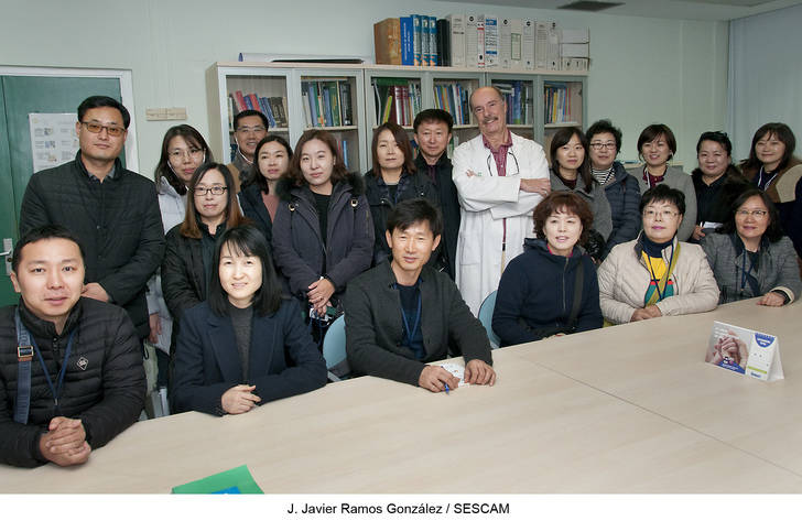 Funcionarios de Sanidad y Bienestar Social de Corea del Sur conocen en el Centro de Salud Guadalajara-Sur el modelo español de Atención Primaria