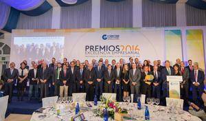 CEOE-CEPYME Guadalajara celebra con su entrega de los premios Excelencia Empresarial 2016