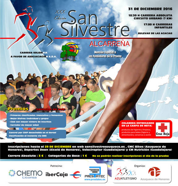 Abierta la inscripción en la XXX San Silvestre Alcarreña de Azuqueca