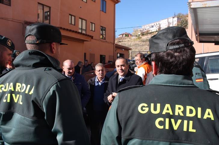Gregorio visita las obras realizadas en el cuartel de Atienza y destaca que son un ejemplo de colaboración entre instituciones