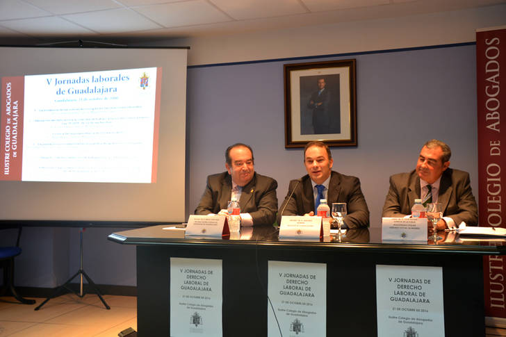 Más de 70 participantes en las V Jornadas Laborales organizadas por el Colegio de Abogados de Guadalajara