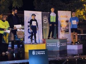 Exitosa, aunque pasada por agua, II Carrera Nocturna de Alovera