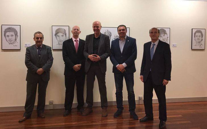 Abierta la exposición de Oscar Escalera en la Sala de Arte de Diputación