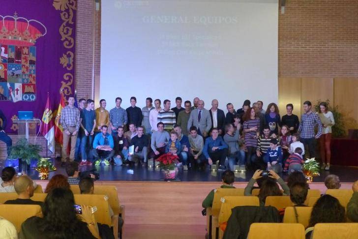 El Centro San José acoge una concurrida entrega de premios del V Circuito MTB Diputación de Guadalajara