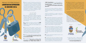 La Asociaci&#243;n de la Prensa de Guadalajara convoca la d&#233;cima primera edici&#243;n del Premio de Periodismo &#8220;Libertad de Expresi&#243;n&#8221;