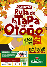 Guadalajara celebra la ruta de la tapa de otoño