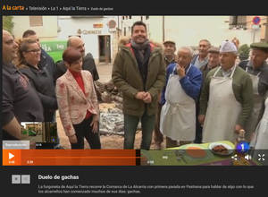 Duelo de gachas televisado en Pastrana