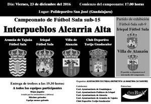 Campeonato Alcarria Alta de F&#250;tbol Sala con nuevos equipos participantes