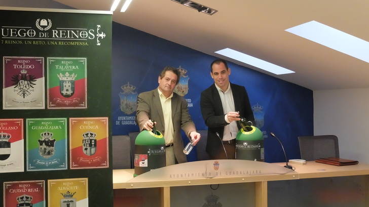 Ecovidrio y el Ayuntamiento de Guadalajara presentan la campaña Juego de Reinos para promover el reciclaje de vidrio