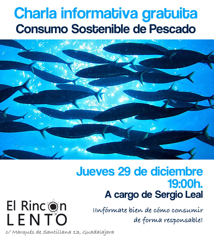 Charla sobre Consumo sostenible de pescado y marisco, el problema de la sobrepesca