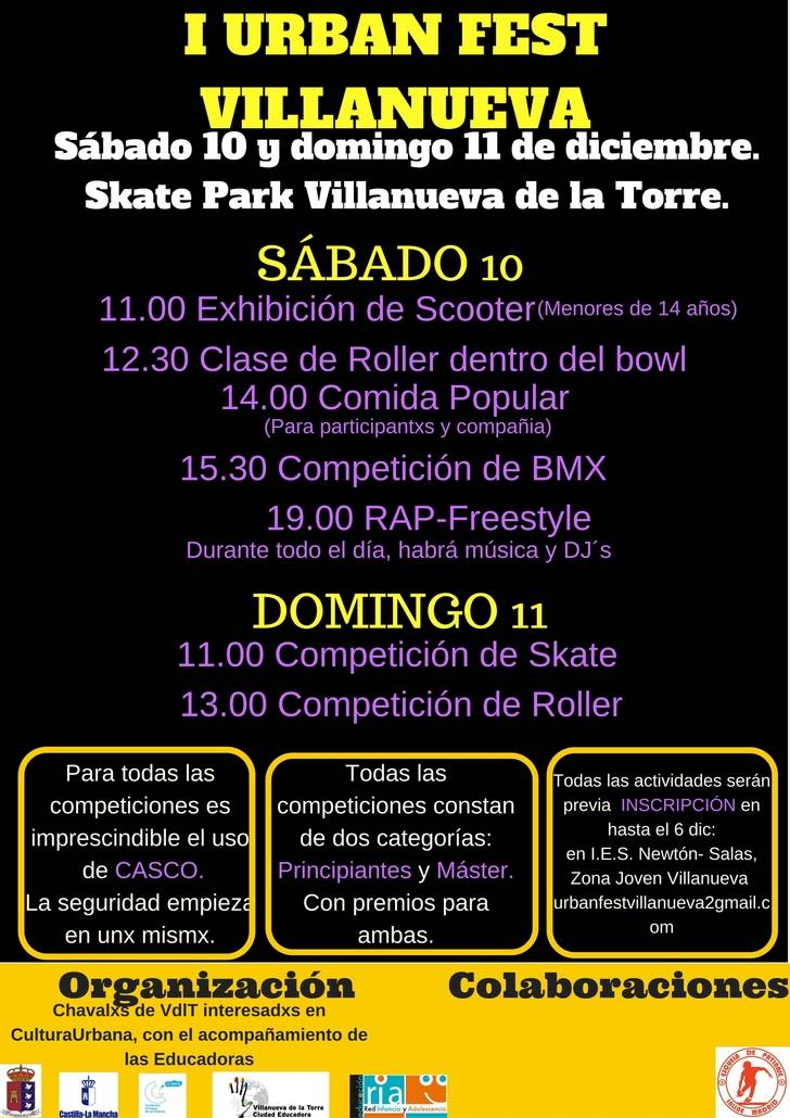 Villanueva de la Torre organiza este fin de semana el I Urban Fest Villanueva, un evento en torno a la cultura urbana