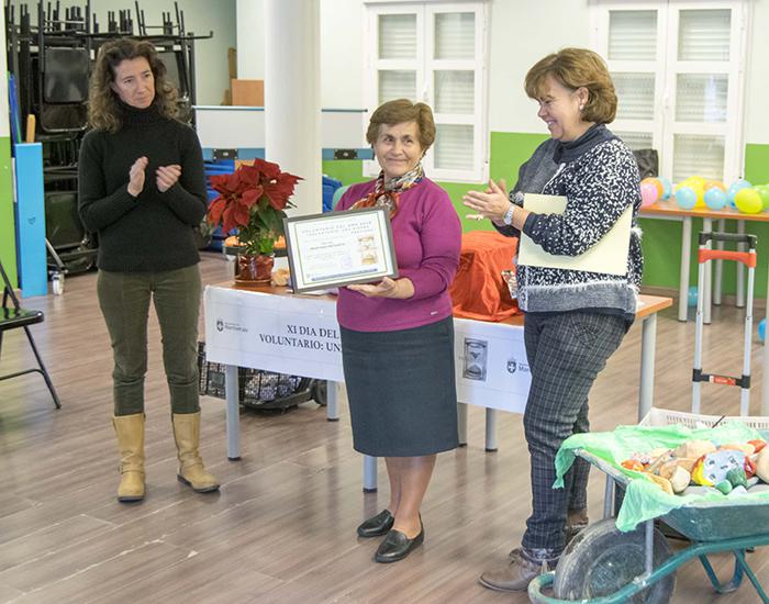 Felisa Martínez, reconocida como Voluntaria del Año en la celebración del Día del Voluntariado de Marchamalo