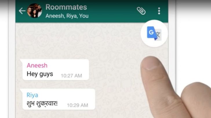 El traductor de Google también en WhatsApp