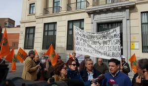 Agricultores de Guadalajara se manifiestan ante Hacienda por el &#34;catastrazo agrario&#34;