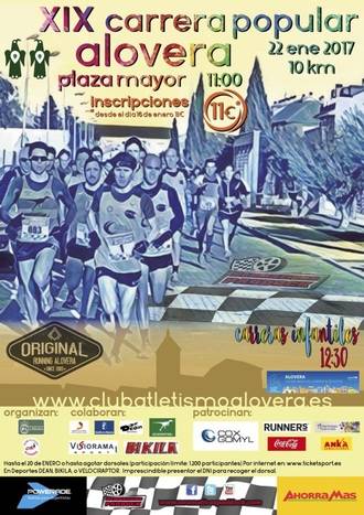 El Club Atletismo Alovera organiza su XIX Carrera Popular