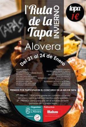 20 tapas para degustar en la I Ruta de la Tapa de Invierno de Alovera
