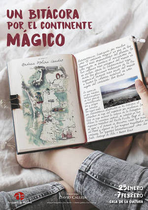 La arquitecta Andrea Molina expone 'Un bitácora por el continente mágico' en la Casa de la Cultura de Azuqueca