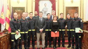 Siete nuevos bomberos para el Servicio de Extinci&#243;n de Incendios de Guadalajara