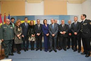 La ministra Cospedal asiste a la toma de posesión del subdelegado del Gobierno en Guadalajara