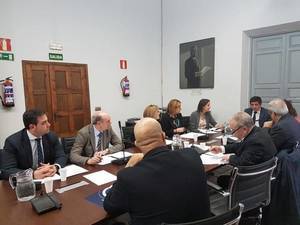 Latre participa en la reunión de la Subcomisión de Diputaciones de la FEMP