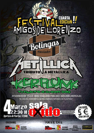 El IV Festival Amigos de Lorenzo ya tiene lista de artistas definitiva