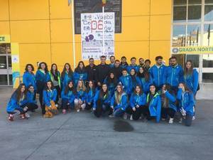 El alcalde de Guadalajara recibe en el Multiusos a los equipos que participarán en la IV Copa de España de Voleibol de Clubes