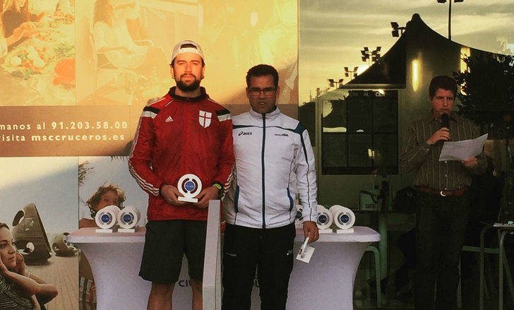 El tenista azudense Guillermo Saiz Gutiérrez, campeón del torneo IBP Uniuso Peugeot Ciudad de la Raqueta