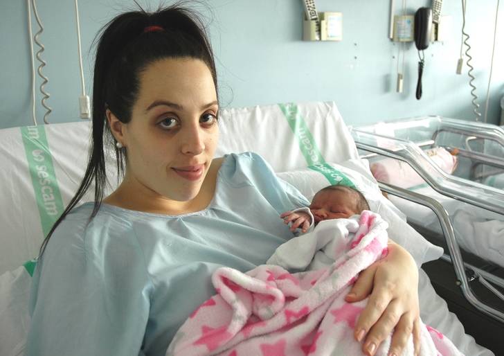 Yereli, la primera bebé nacida en 2017 en el Hospital de Guadalajara
