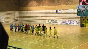 Las chicas del FSF Alovera no tuviero su día en Moaña