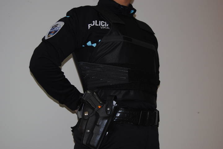Nuevos chalecos antibalas para los policías locales de Guadalajara