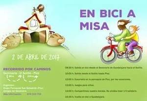 En bici a misa desde Guadalajara hasta Pioz el próximo 2 de abril