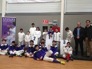 Celebrada en Valdeluz la tercera jornada del Circuito de Esgrima